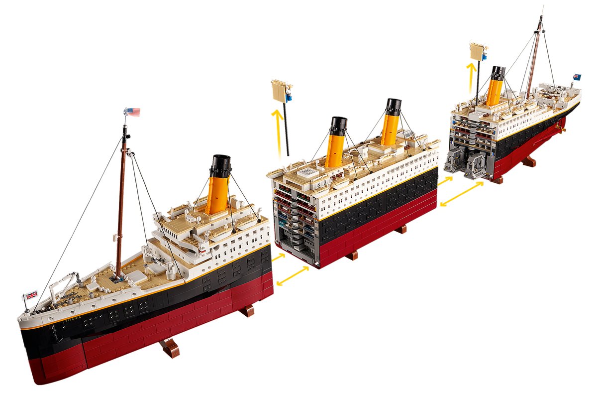 Lego-მ წარმოადგინა ახალი რეკორდსმენი კრებული "HMS Titanic" 9090 ნაწილისგან