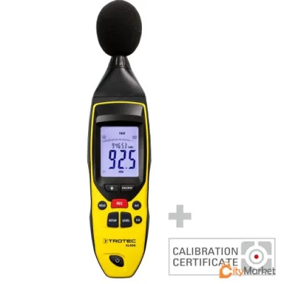 Sound level meter SL400 calibration certificate Class 2